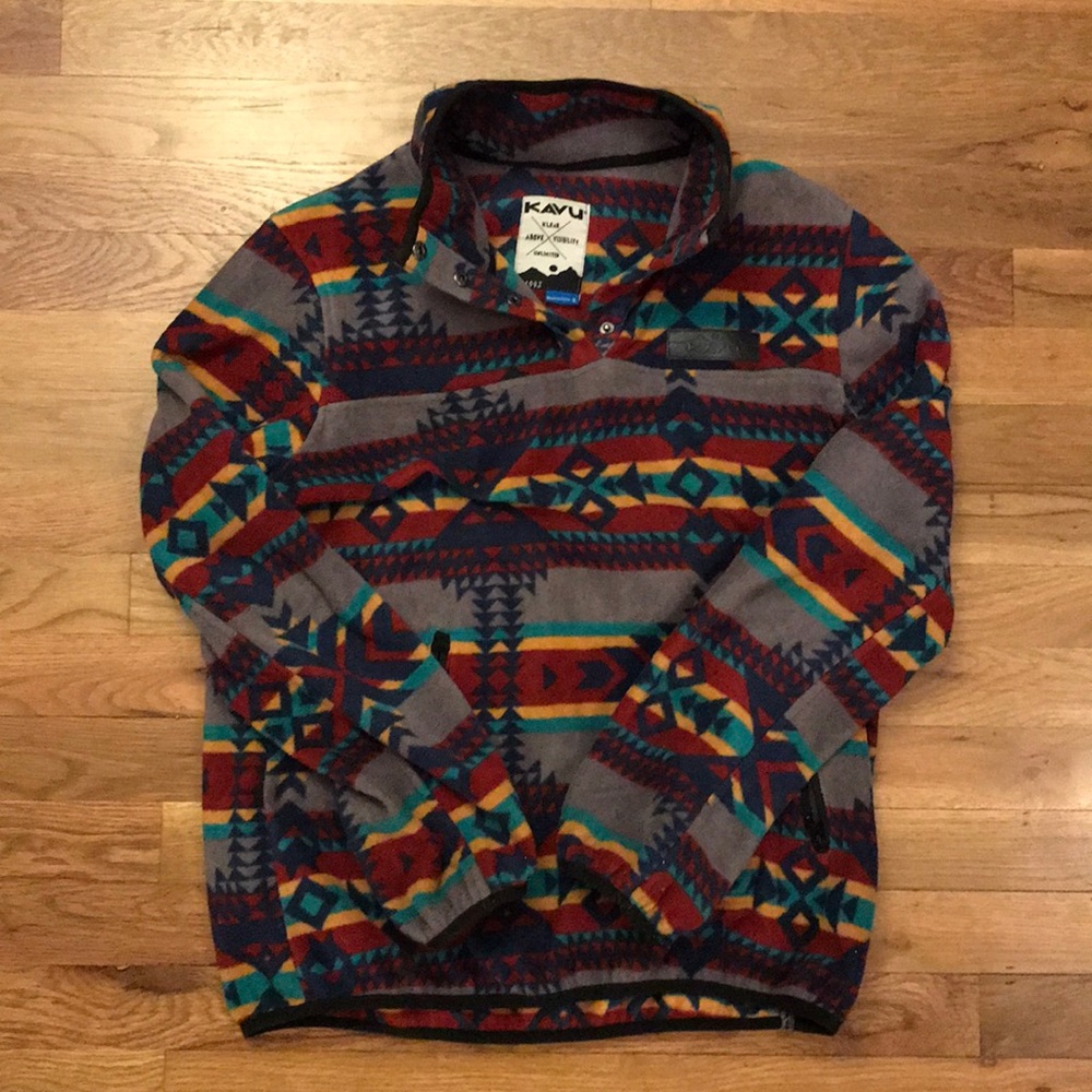 Kavu Cavanaugh Fleece Pullover Sweatshirt Pattern